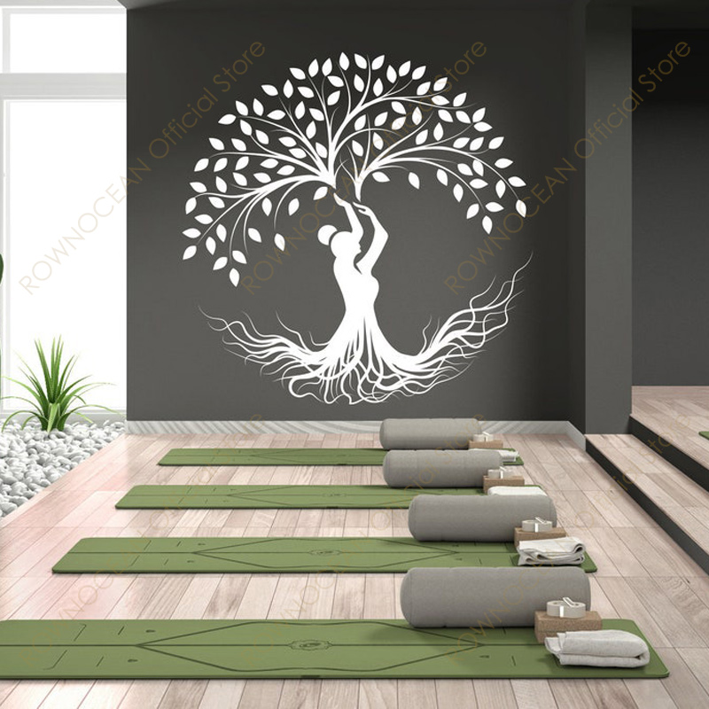 Interior Design Poster - Yaratıcı tasarım Yoga ağaç duvar Sticker