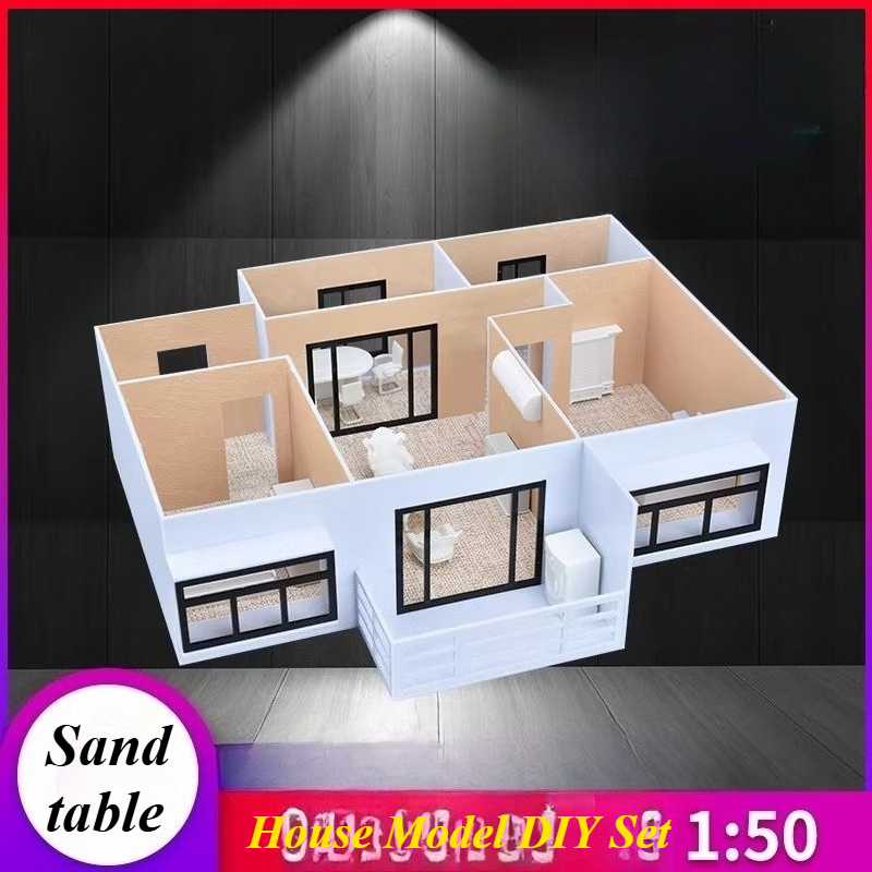 Interior Design Of House - 1:50 Ölçekli Kum Masası Diorama İç
