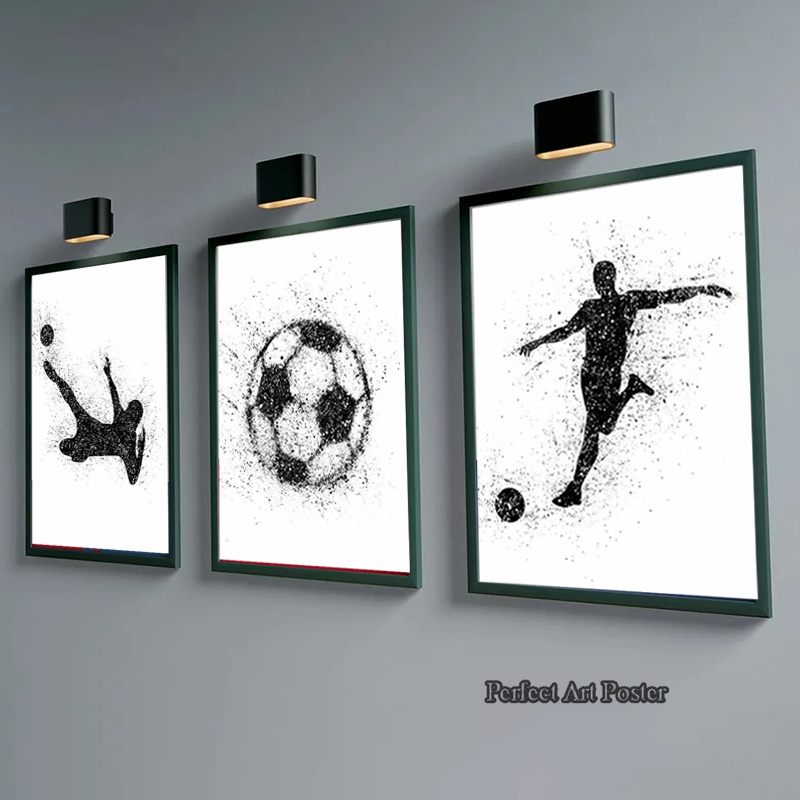 Interior Design Sketch - Suluboya Futbol Adam Futbol Oynarken Spor
