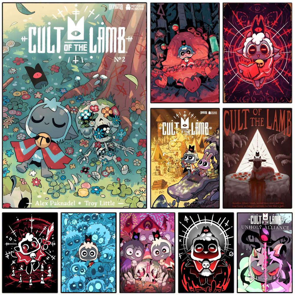 Interior Design Poster - Dark Game C-Cult of the Lamb