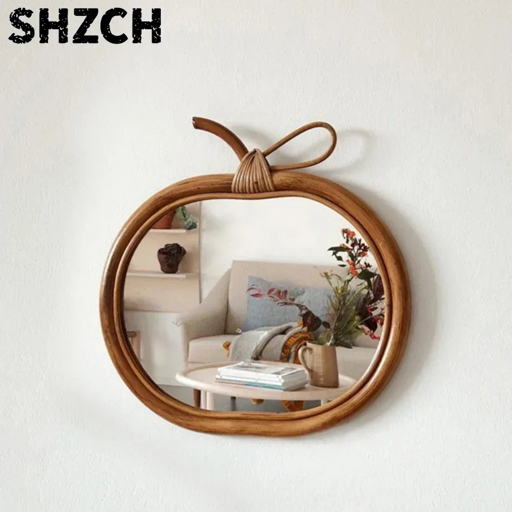 Doğal Rattan Yuvarlak Makyaj A - Rattan Mirror Round incelemesi ve fiyatı