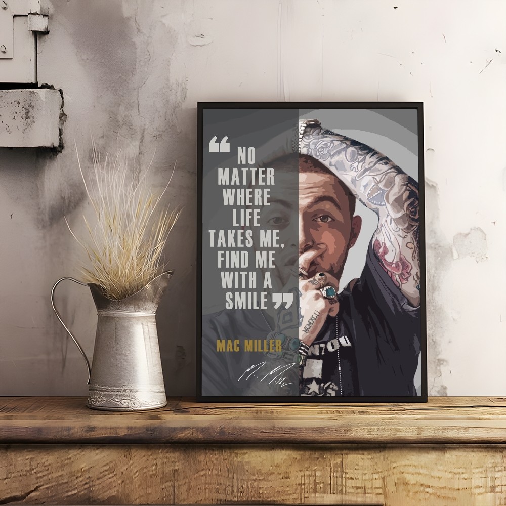Rapçi M-Mac Miller Posteri Oda - Interior Design Poster incelemesi ve fiyatı