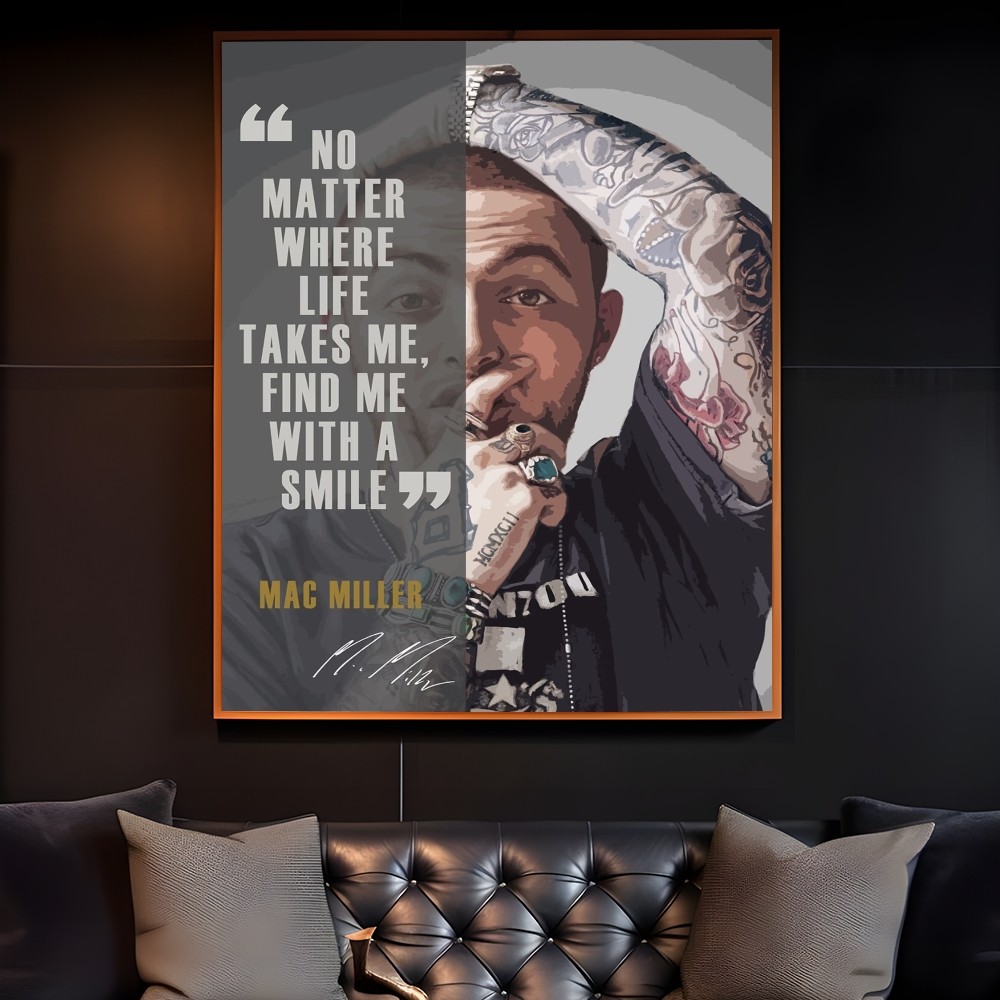 Rapçi M-Mac Miller Posteri Oda - Interior Design Poster incelemesi ve fiyatı