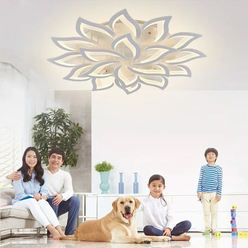 Tasarımcı LED Petal avize otur - Interior Design Of House incelemesi ve fiyatı