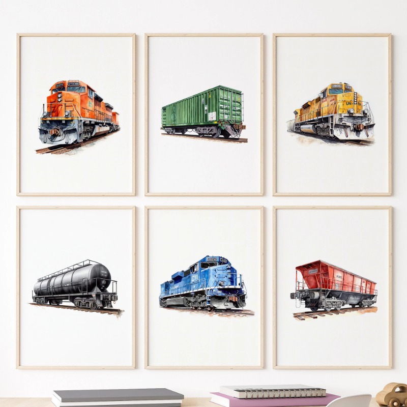 Suluboya Retro Buharlı Tren De - Interior Design Sketch incelemesi ve fiyatı