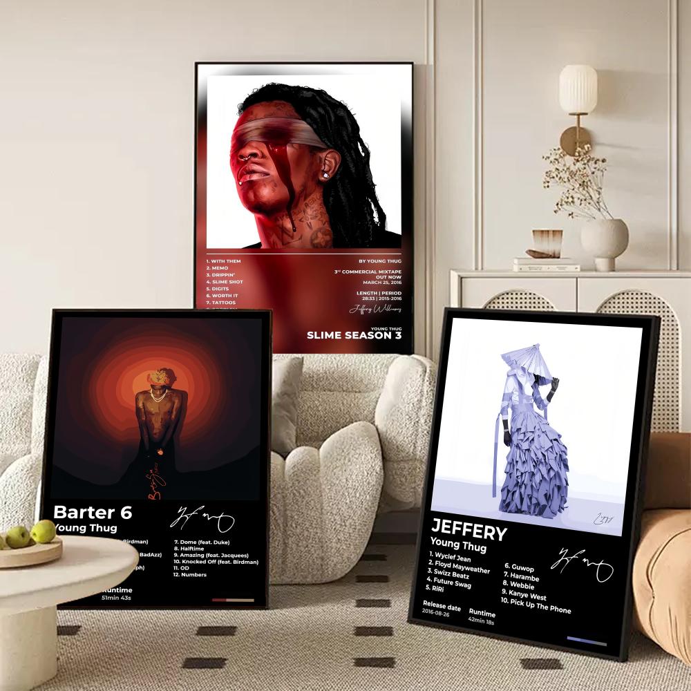 Hip Hop Rapçi Y-Young Thug Pos - Interior Design Poster incelemesi ve fiyatı