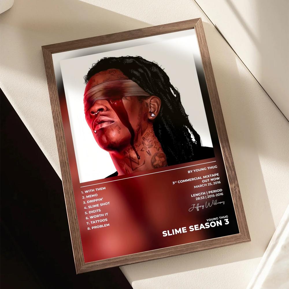 Hip Hop Rapçi Y-Young Thug Pos - Interior Design Poster incelemesi ve fiyatı