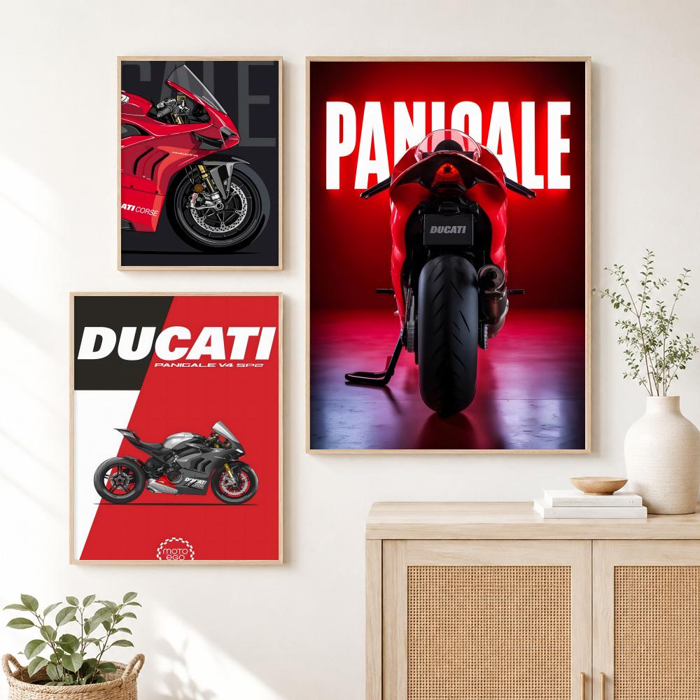 SERIN DUCATI Motosiklet Poster - Interior Design Poster incelemesi ve fiyatı