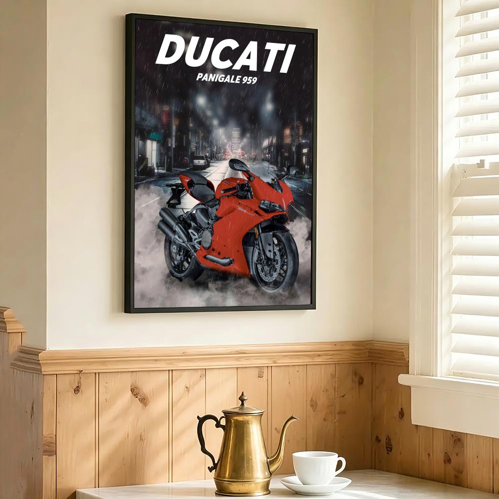 SERIN DUCATI Motosiklet Poster - Interior Design Poster incelemesi ve fiyatı