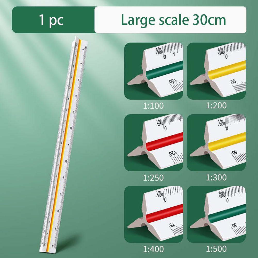 Üçgen ölçekli cetvel 30cm, iç  - Interior Design Usa incelemesi ve fiyatı