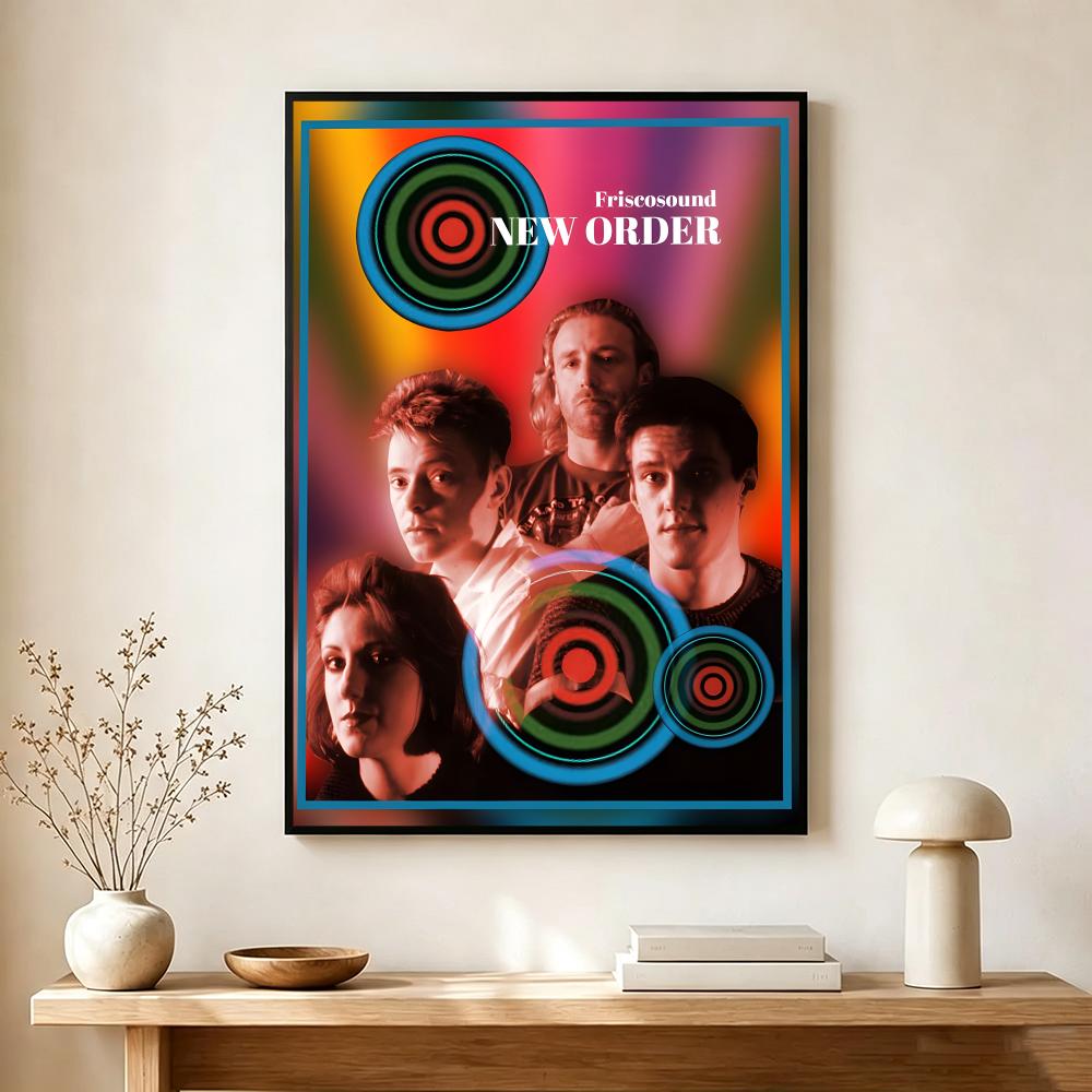 Sint-pop grubu N-New Order Pos - Interior Design Poster incelemesi ve fiyatı
