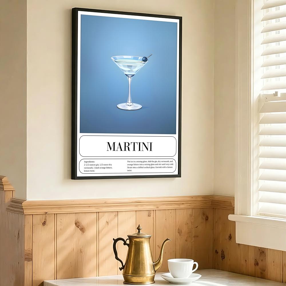 Retro Modern Klasik Negroni Ko - Interior Design Poster incelemesi ve fiyatı